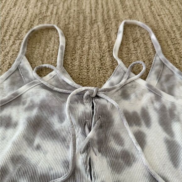 Chaser Gray Tie-Dye Spaghetti Strap Tank Top - Picture 3 of 5